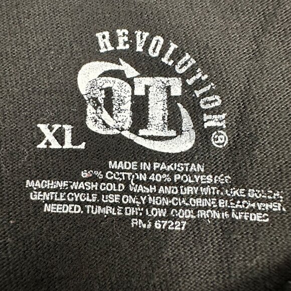 Revolution OT Men's Sleeveless Crew Neck T-Shirt Size XL Black - Picture 4 of 4